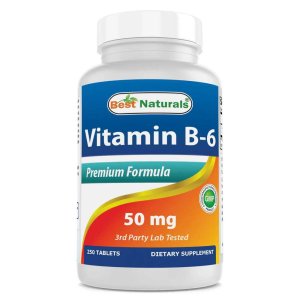 Best Naturals Vitamin B-6 50 mg 250 Tablets