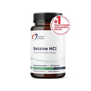 Designs for Health Betaine HCl 120 caps