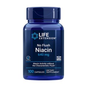 Life Extension No Flush Niacin Inositol Hexanicotinate 640 Mg, 100 Capsules