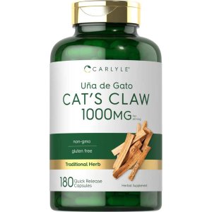 Carlyle Nutritionals Cat's Claw 1000mg per serving | 180 Capsules