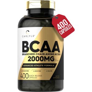 Carlyle Nutritionals BCAA 2000mg per serving | 400 Capsules