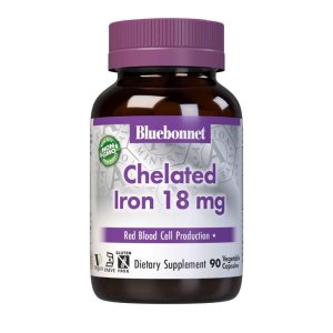 Bluebonnet Nutrition Albion Chelated Iron 18 Mg 90 Caps