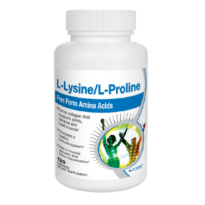 L-Lysine & L-Proline Amino Acids - Collagen Support & Muscle Recovery - 120 Capsules