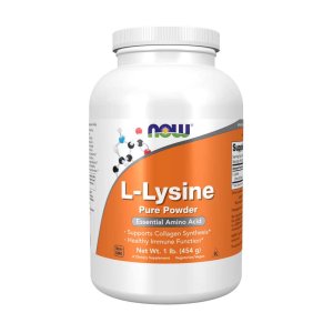 Now Foods L-Lysine Powder – Immune Support & Collagen Synthesis – 454g