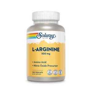 Solaray L-Arginine, Free Form 500mg 100 Caps