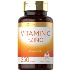 Carlyle Nutritionals Vitamin C with Zinc | 250 Softgels