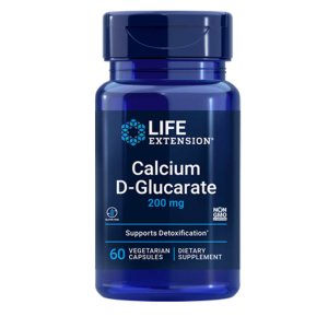 Life Extension Calcium D-Glucarate 200 Mg – 60 Vegetarian Capsules