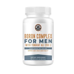 Left Coast Performance Boron Supplement with Tongkat Ali for Men, 60 caps