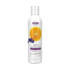 Now Foods Vitamin C & Acai Berry – Brightening & Purifying Toner – for Most Skin Types – 8.11 Oz. (237 M L)