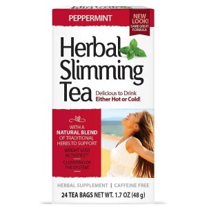 21st Century Herbal Slimming Tea Peppermint 24 Tea Bags