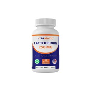 Vitamatic Lactoferrin 250 mg 60 Vegetable Capsules