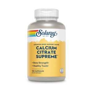 Solaray Calcium Citrate Supreme, Bone 180 Caps