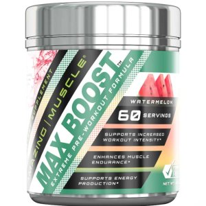 Amazing Muscle Max Boost Pre-Workout Formula | Watermelon Flavor 459g
