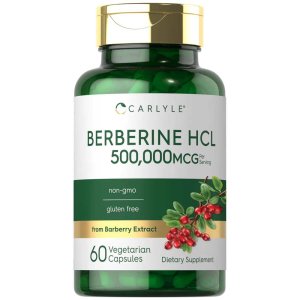 Carlyle Nutritionals Berberine 500000mcg per serving | 60 Capsules