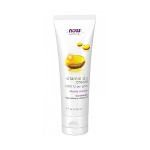 Now Foods Vitamin D-3 Cream – 1,000 Iu per Gram Moisturizing Formula – Skin Support Cream – 118 G