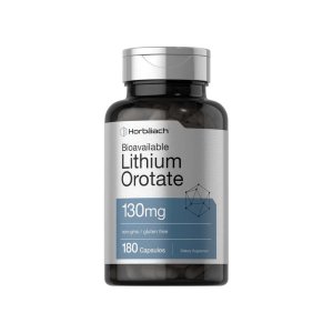 Horbäach Lithium Orotate 130mg | 180 Capsules
