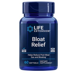 Life Extension Bloat Relief – 60 Softgels