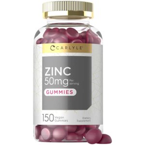 Carlyle Nutritionals Zinc 50mg per serving | 150 Gummies