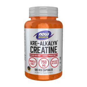 Now Sports Kre-Alkalyn® Creatine – Buffered P H-Stable Formula – 120 Veg Capsules