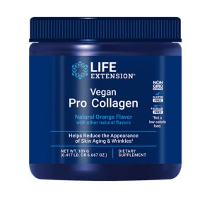 Life Extension Vegan Pro Collagen (orange) Powder 189g