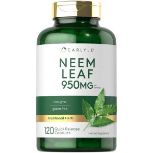 Carlyle Nutritionals Neem Leaf 950mg | 120 Capsules