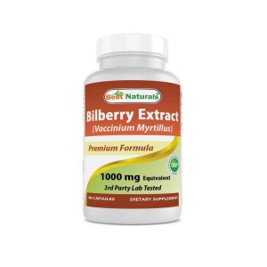 Best Naturals Bilberry Extract 1000 mg 90 Capsules