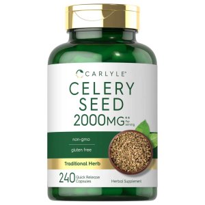 Carlyle Nutritionals Celery Seed Extract 2000mg | 240 Capsules