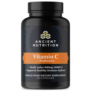 Ancient Nutrition Ancient Nutrients Vitamin C + Probiotics 60 caps