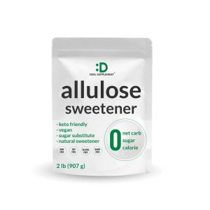 Deal Supplement Allulose Sweetener – Natural Sugar Substitutes, No Aftertaste 2Ib