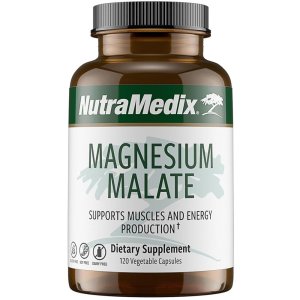NutraMedix Magnesium Malate – Muscle Support & Energy Booster, 120 Veg Capsules