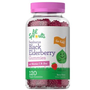 Lil Sprouts Elderberry Complex for Kids | 120 Gummies