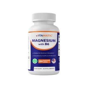 Vitamatic Magnesium with B6-180 Vegetarian Tablets