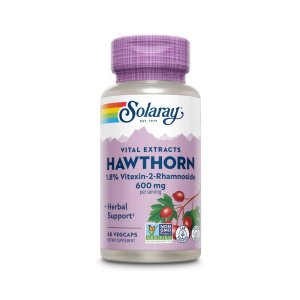 Solaray Hawthorn Aerial Ext, Two Daily 600mg 60 Caps