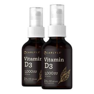 Carlyle Nutritionals Vitamin D-3 1000IU | 2oz Liquid Spray