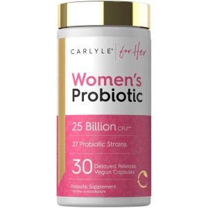 Carlyle Nutritionals Women's 25 Billion CFU Probiotic | 30 Capsules