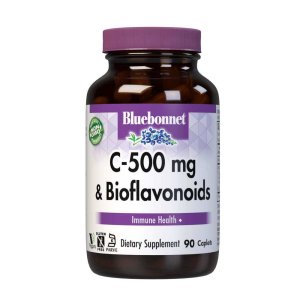 Bluebonnet Nutrition C-500 Mg & Bioflavonoids 90 Caplets