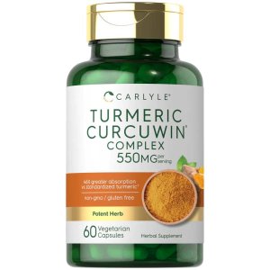 Carlyle Nutritionals Turmeric 550mg per serving | 60 Capsules