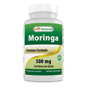 Best Naturals Moringa 500 mg 60 Vegetarian Capsules
