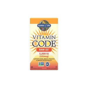 Garden of Life Vitamin Code Raw Vitamin D3 5,000 Iu 60 Capsules