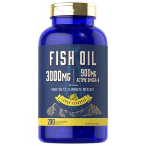 Carlyle Nutritionals Fish Oil 3000mg with Omega-3 900mg per serving | 200 Softgels