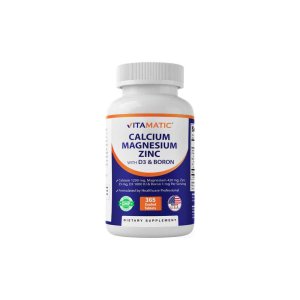Vitamatic Calcium Magnesium Zinc with D3 & Boron - 365 Coated Tablets