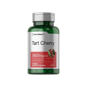 Horbäach Tart Cherry Extract 3600mg per Serving | 220 Capsules
