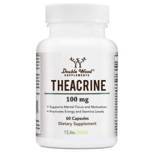 Double Wood® Theacrine – 100mg Mental Focus & Stamina Support | 60 Capsules