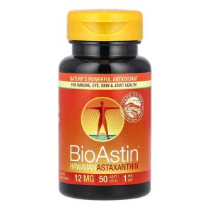 Bio Astin Hawaiian Astaxanthin 12mg Antioxidant 50 Softgels