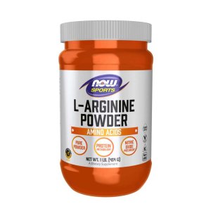 Now Sports L-Arginine Powder – Pure Nitric Oxide Precursor – 454 G
