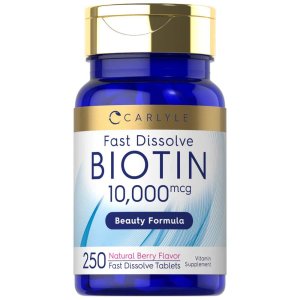 Carlyle Nutritionals Biotin 10000mcg | 250 Tablets