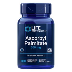 Life Extension Ascorbyl Palmitate 500 Mg – 100 Vegetarian Capsules