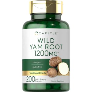 Carlyle Nutritionals Wild Yam Root 1200mg | 200 Capsules