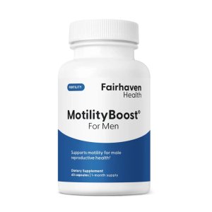 MotilityBoost™ for Men – Support for Sperm Motility and Reproductive Health by Fairhaven Health | Dietary Supplement | 60 Capsules – 1-Month Supply