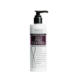 Advanced Clinicals 10-in-1 Frizz Control Heat Protectant